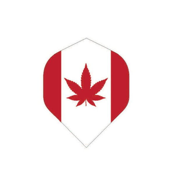 Cannabis Canadian Flag Cannabis Canadian Flag